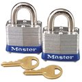 Master Lock Master Lock 3T 1-9/16" Keyed Alike Padlock 71649321900